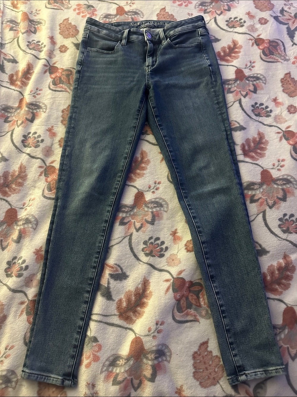 American Eagle Outfitters Skinny Jeans - Dark Blue Wash